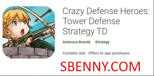 Crazy Defense Heroes: Tower Defense Strategy TD MOD APK