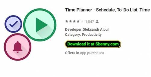 Time Planner - Schedule, To-Do List, Time Tracker MOD APK